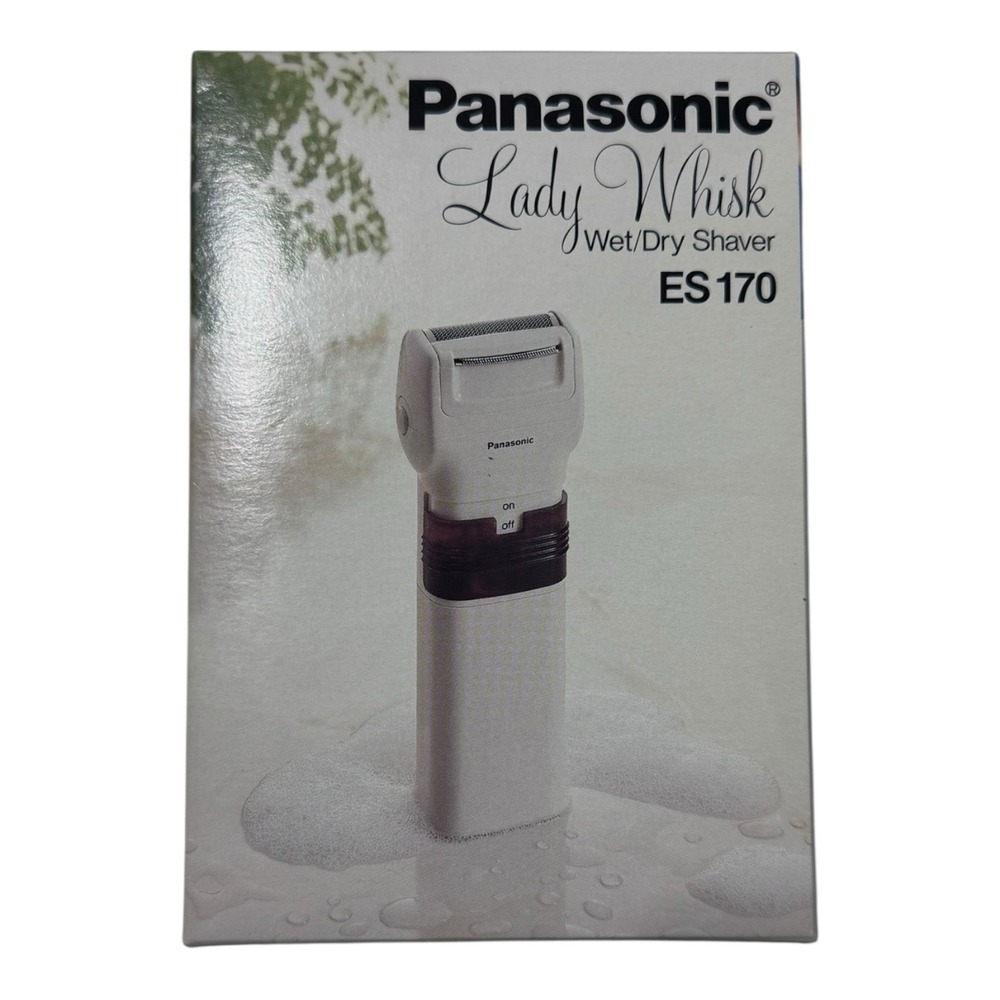 Panasonic Lady Whisk Wet/Dry Battery Operated Women's Shaver ES170 New/Old Stock